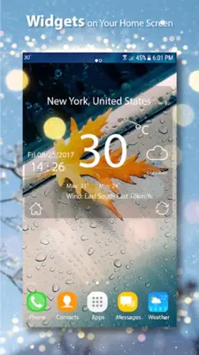 Weather android App screenshot 1